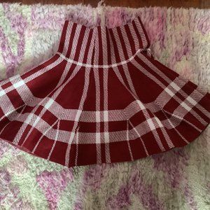 red with wight skirt for girls